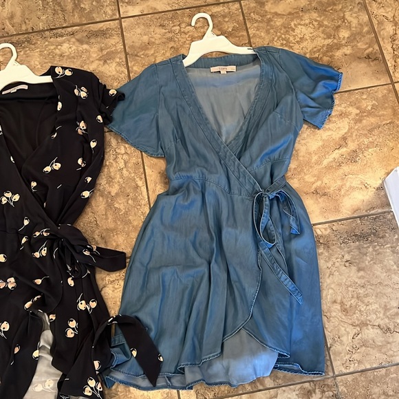 Lot of three LOFT wrap dresses - Picture 3 of 6